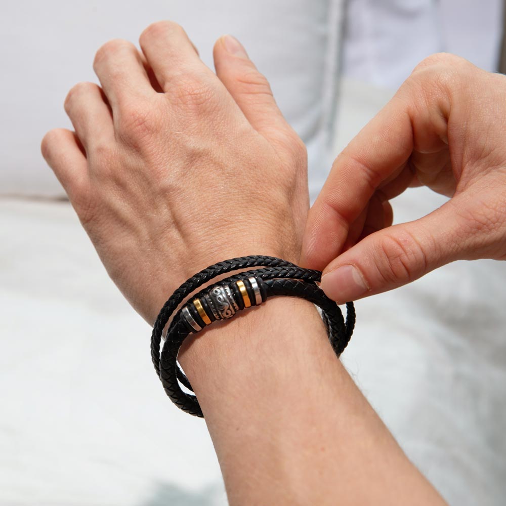 To My Son – "Always With You" Love & Strength Bracelet