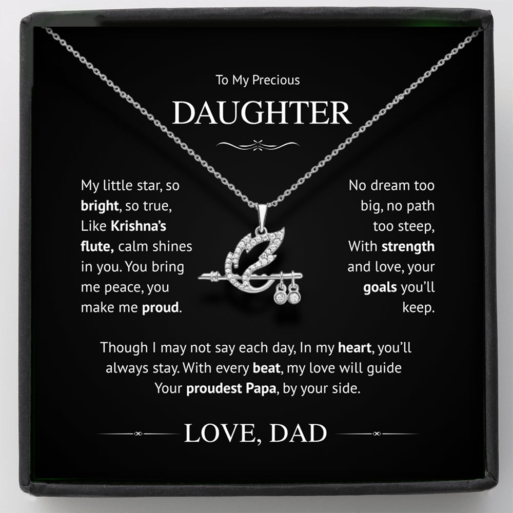My Daughter - Shree Krishna Baasuri Pendant From Dad