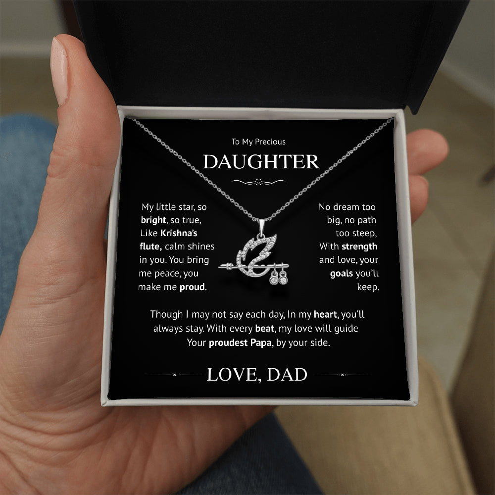 My Daughter - Shree Krishna Baasuri Pendant From Dad
