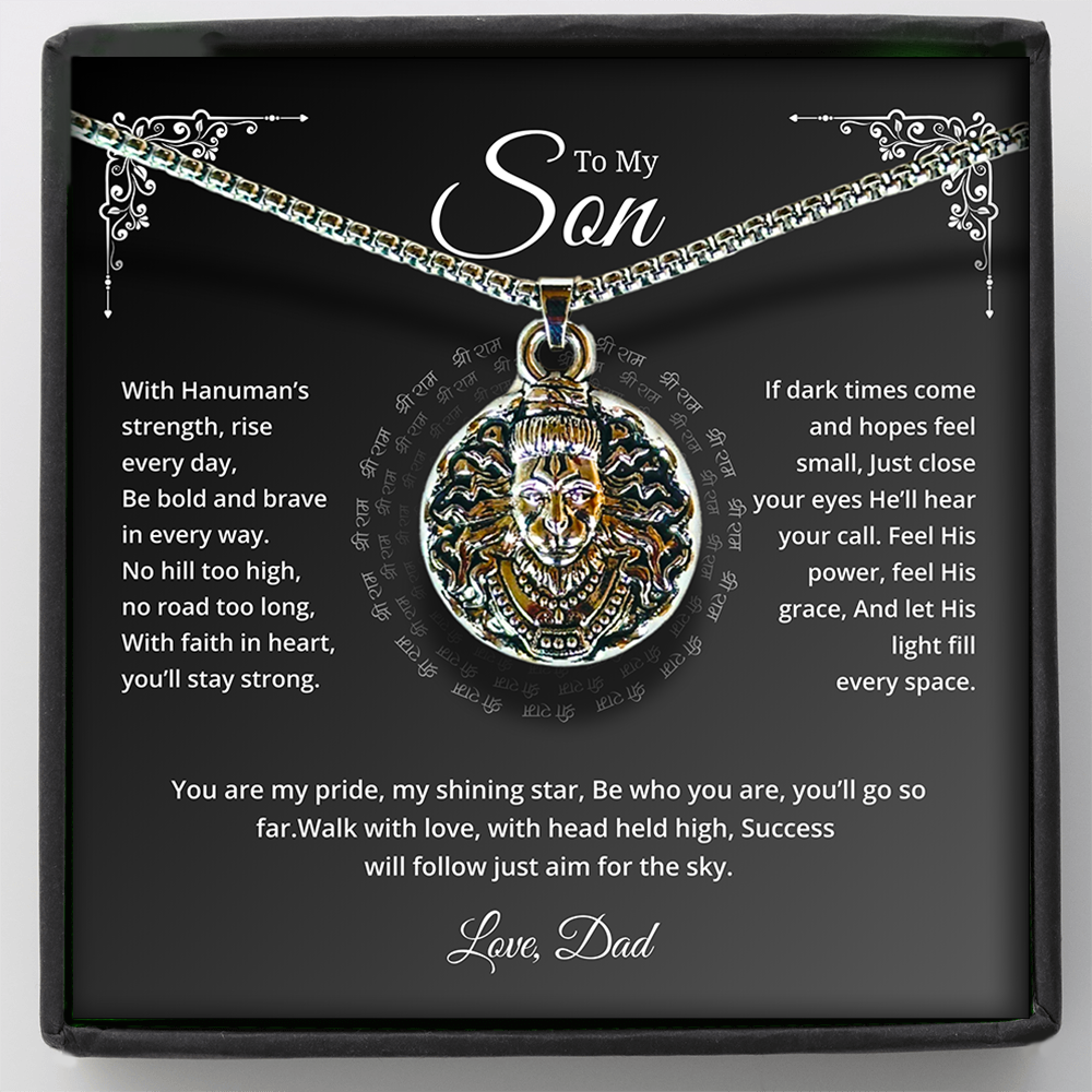 To My Son – A Father’s Love & Hanumanji’s Shield