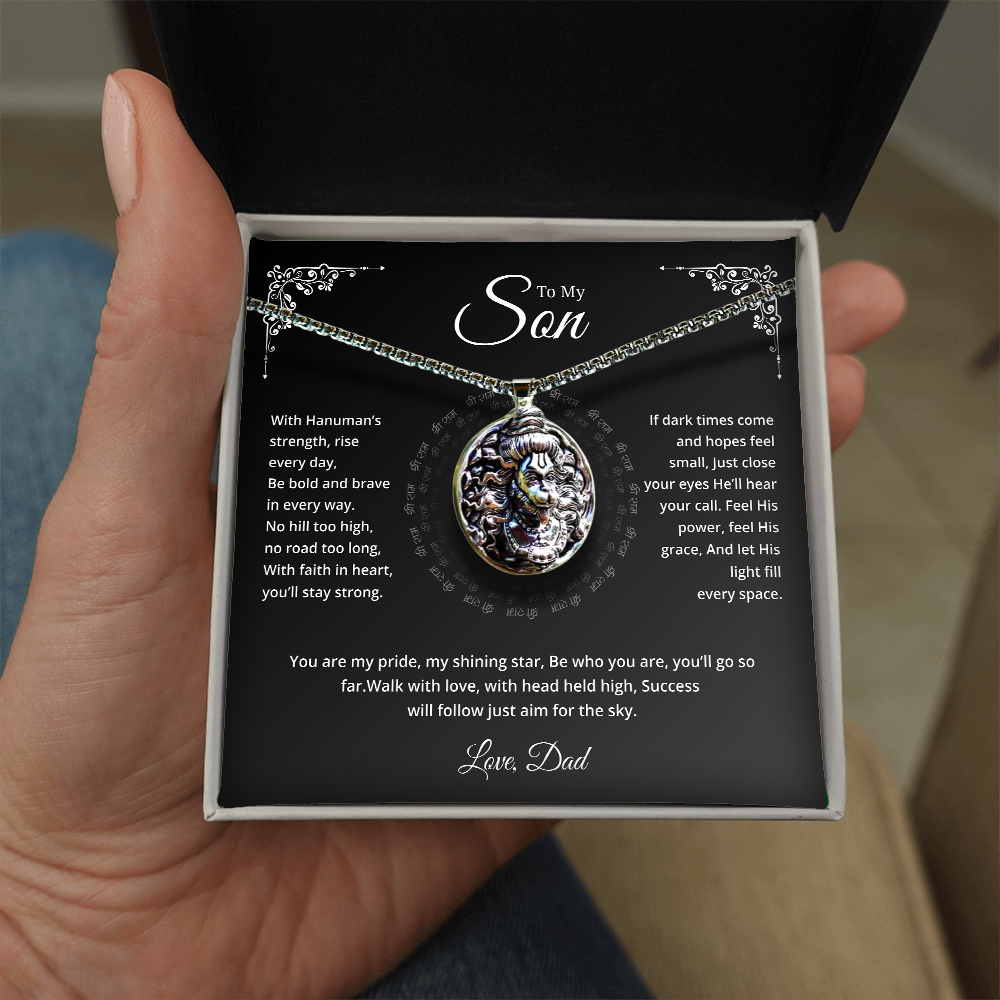 To My Son – A Father’s Love & Hanumanji’s Shield