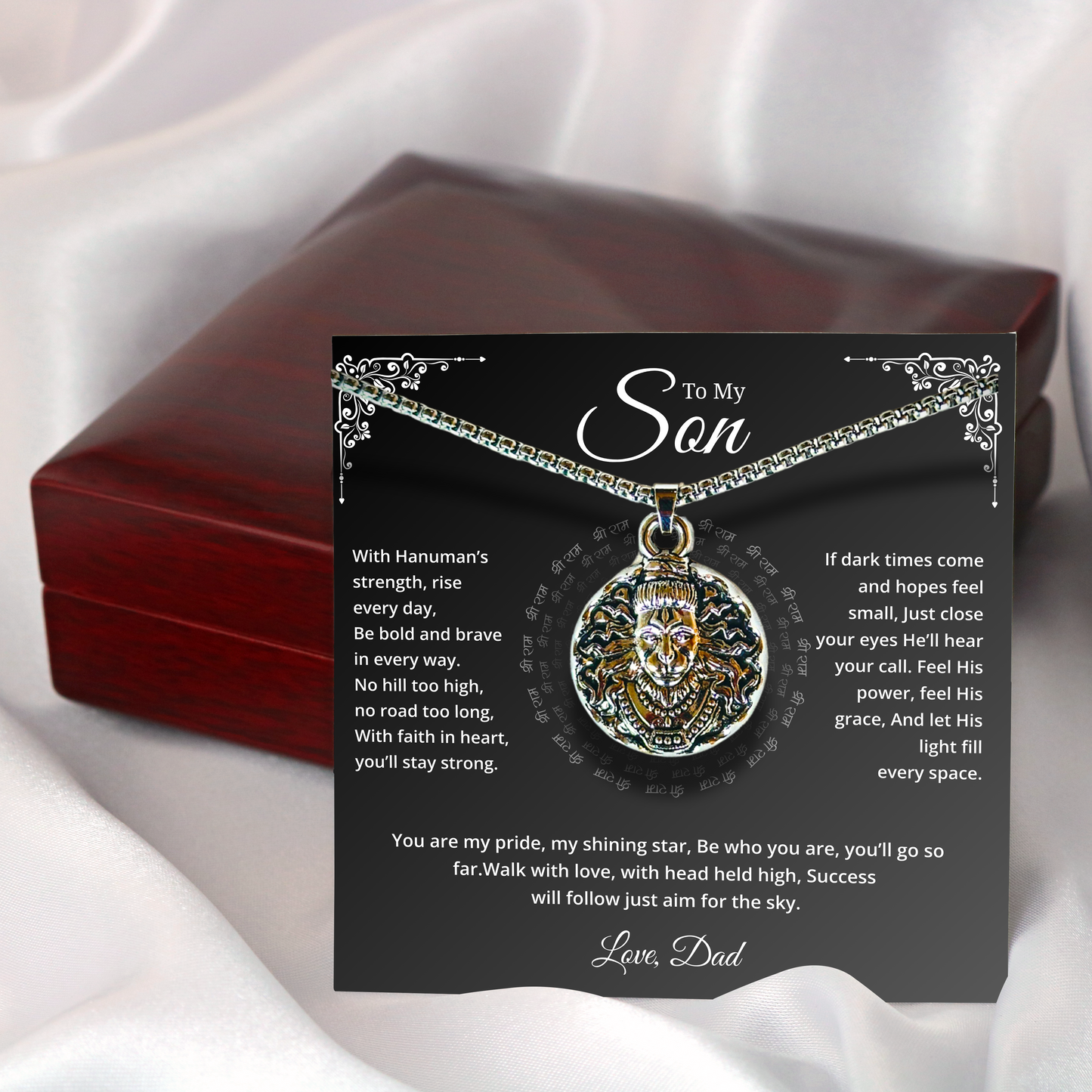 To My Son – A Father’s Love & Hanumanji’s Shield
