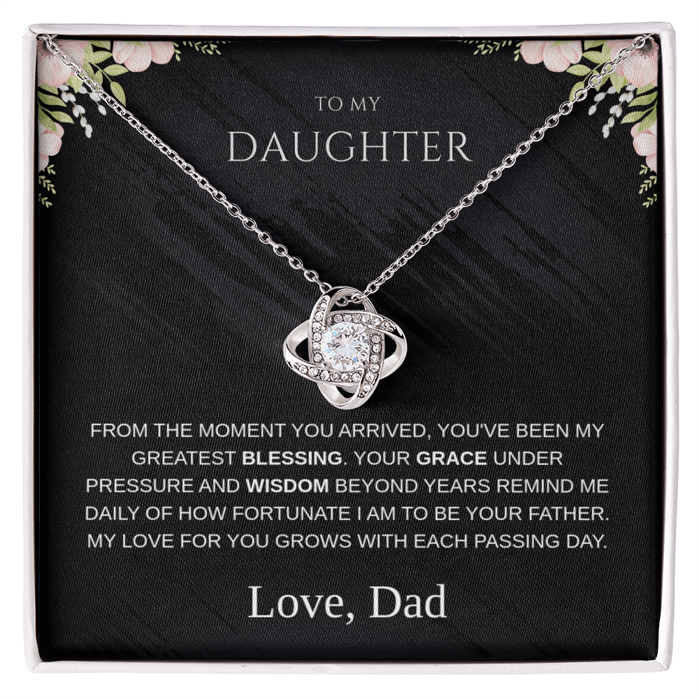 To My Daughter Nacklace - Infinite Bond