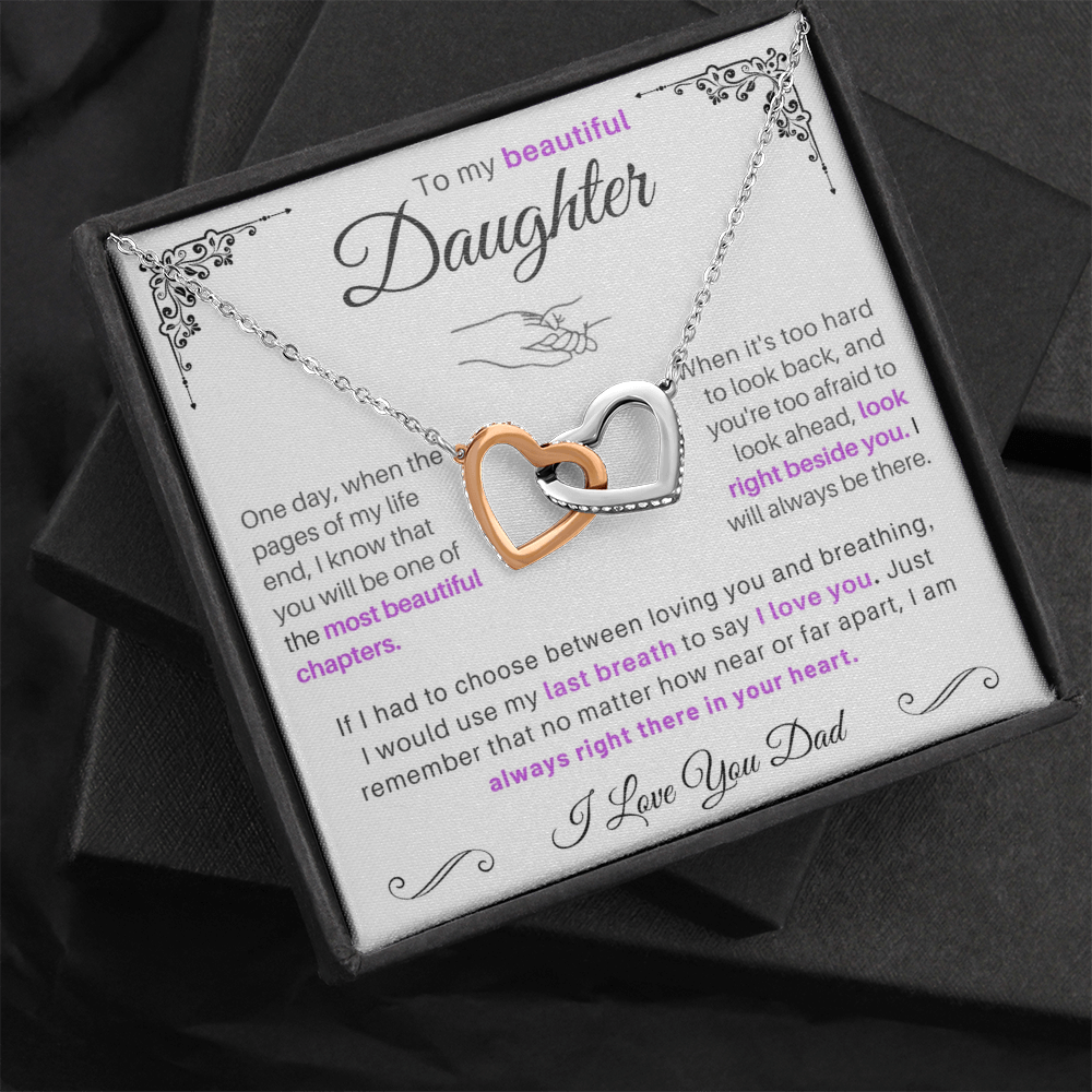 I would use my last breath to say I Love You - Necklace For Daughter