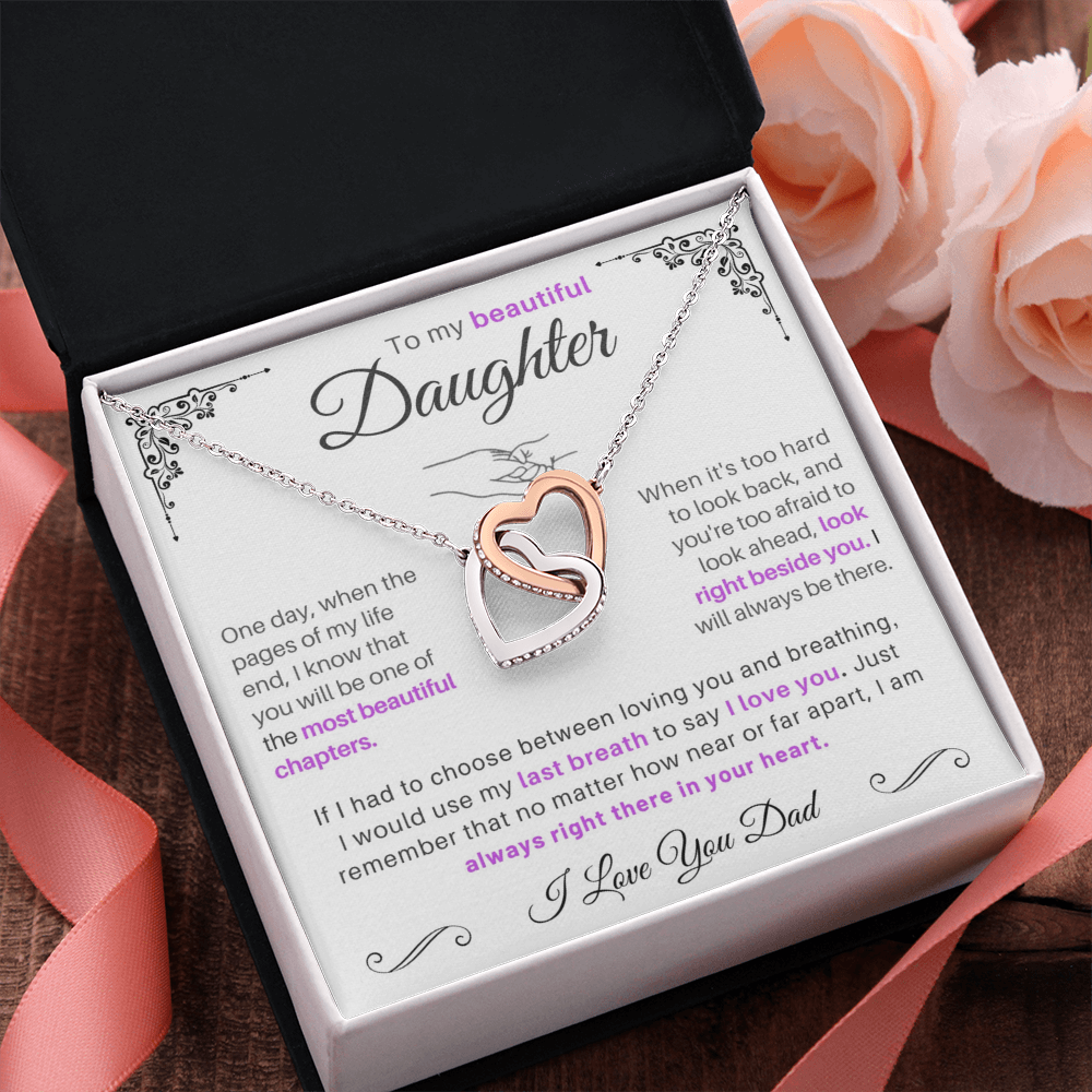 I would use my last breath to say I Love You - Necklace For Daughter