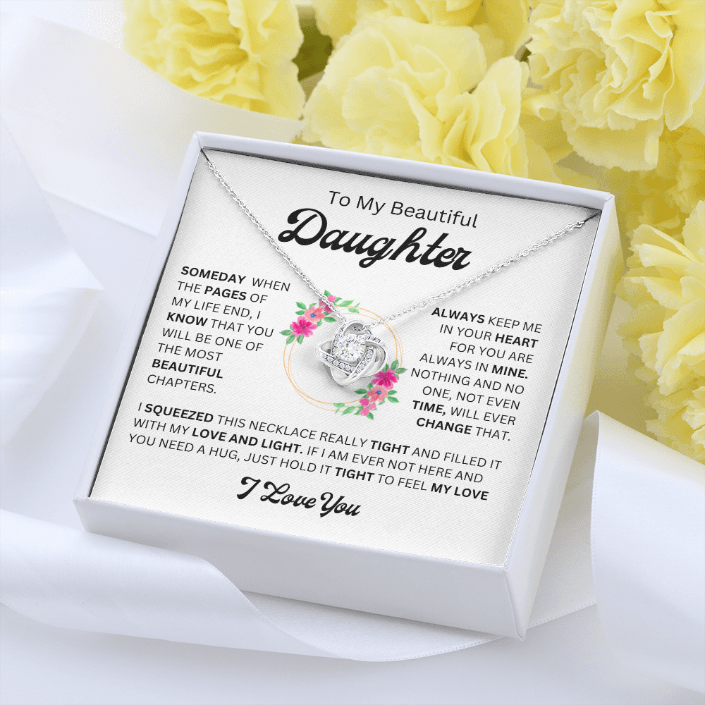 Daughter Eternal Hug Necklace