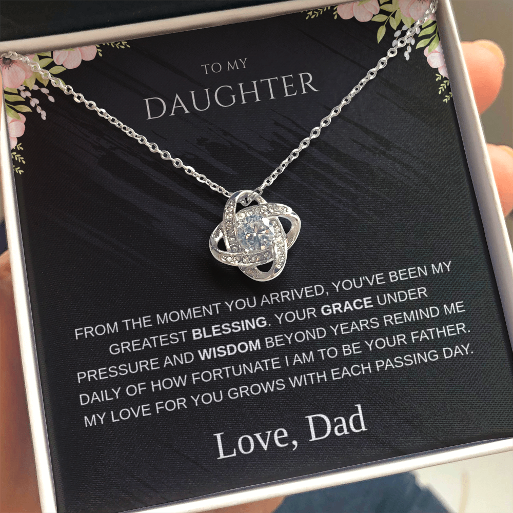 To My Daughter Nacklace - Infinite Bond