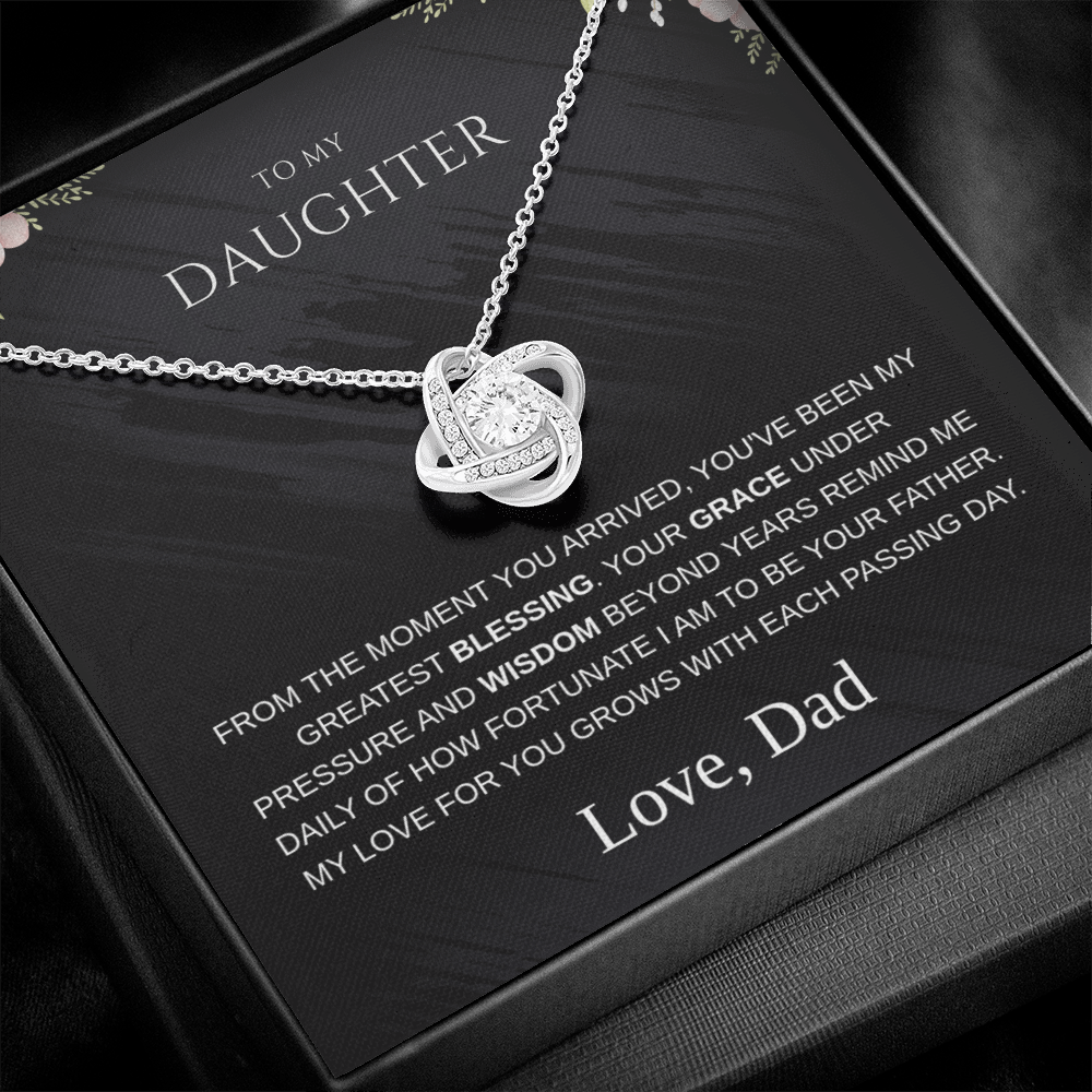 To My Daughter Nacklace - Infinite Bond