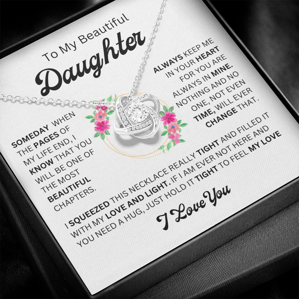 Daughter Eternal Hug Necklace