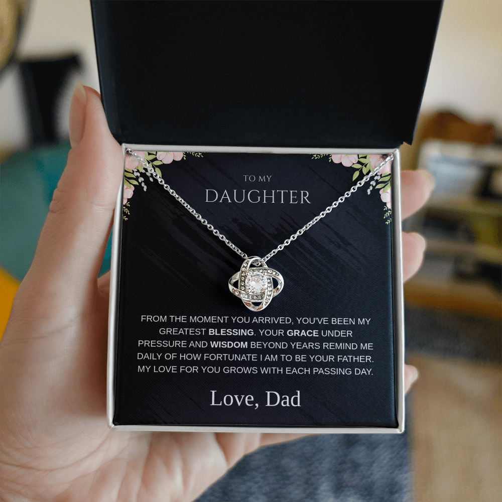 To My Daughter Nacklace - Infinite Bond