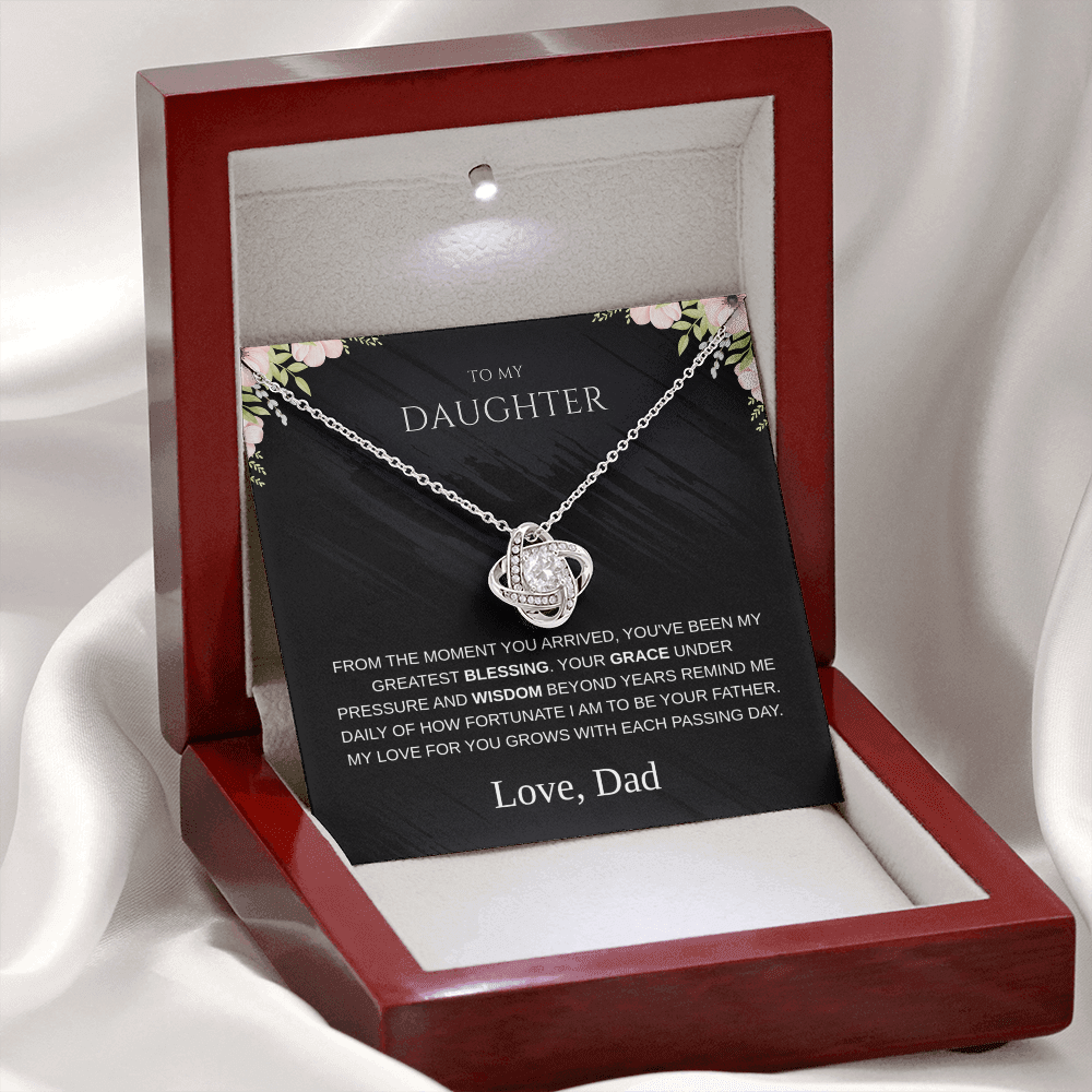 To My Daughter Nacklace - Infinite Bond