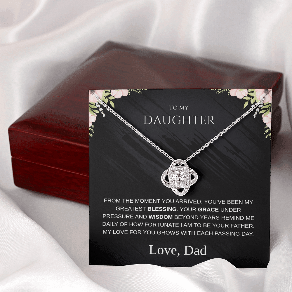 To My Daughter Nacklace - Infinite Bond