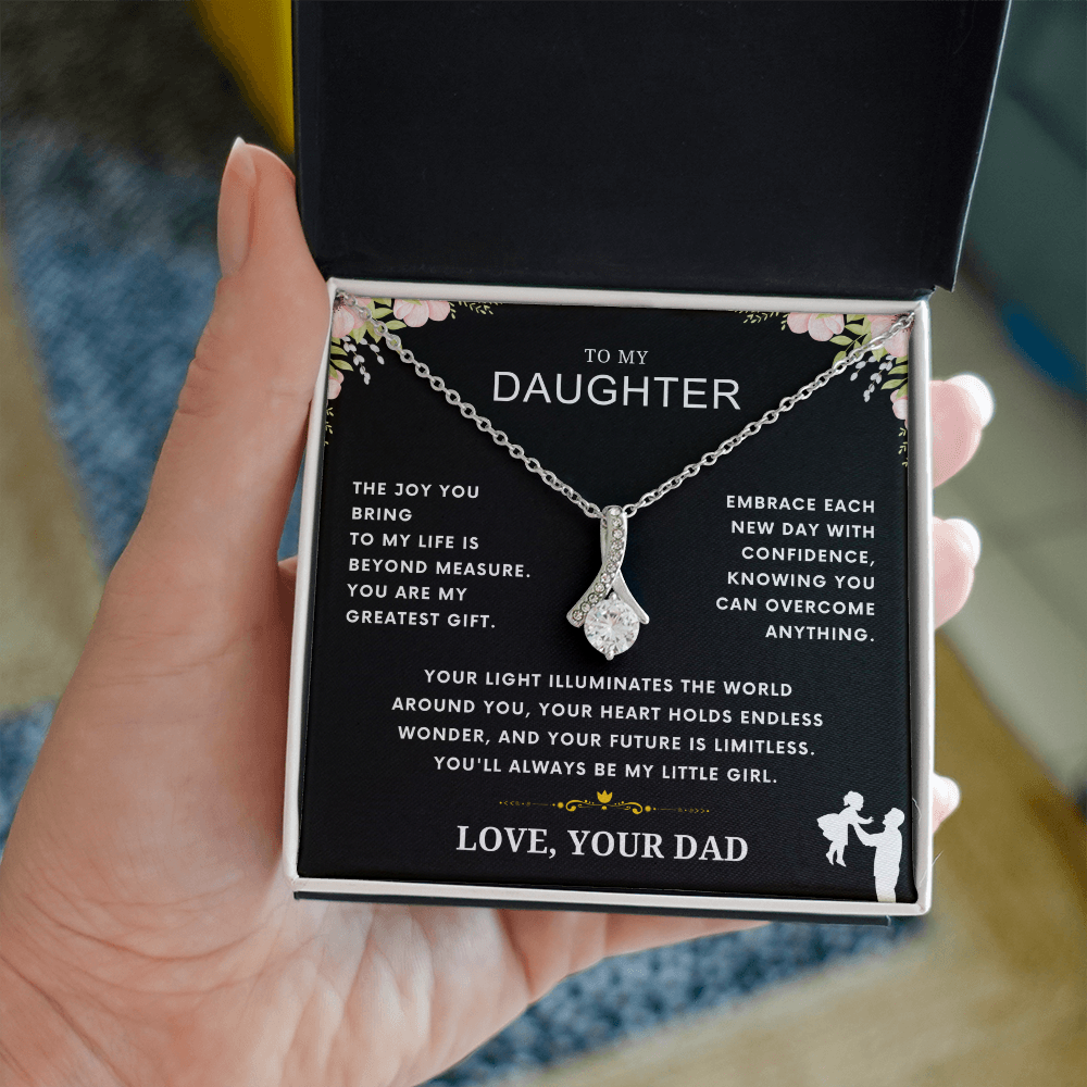 To my Beautiful Daughter - Alluring Beauty Necklace