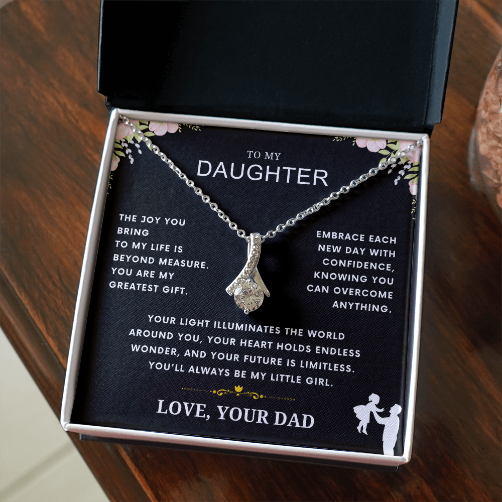 To my Beautiful Daughter - Alluring Beauty Necklace