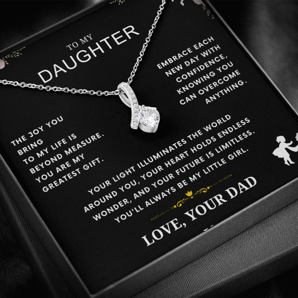 To my Beautiful Daughter - Alluring Beauty Necklace