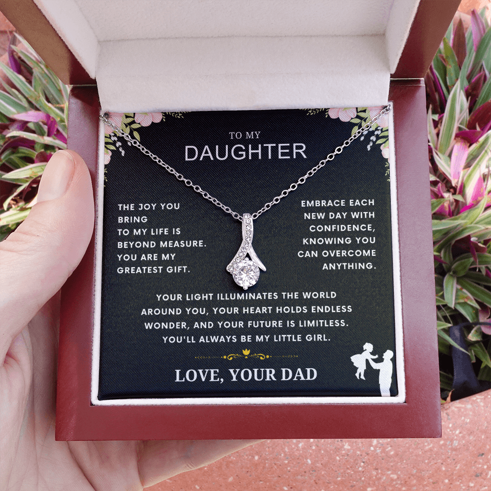 To my Beautiful Daughter - Alluring Beauty Necklace
