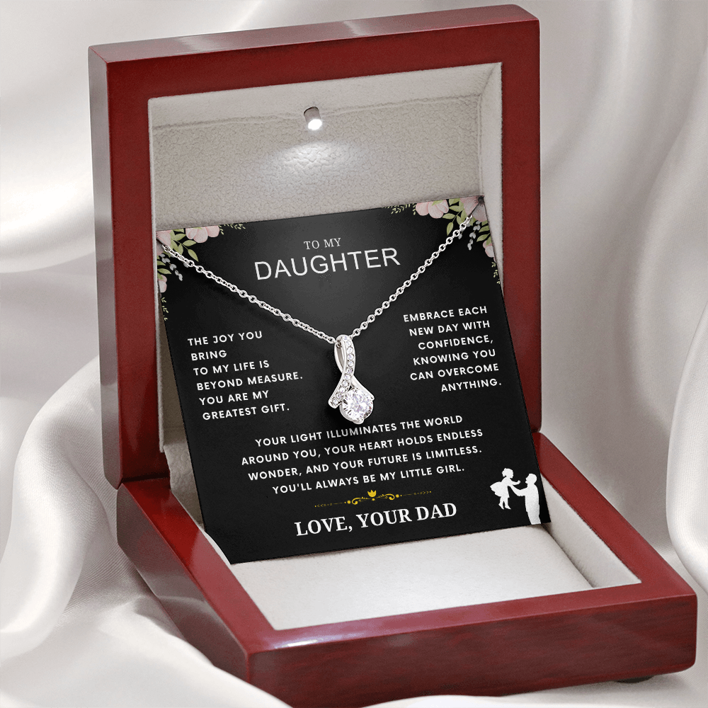 To my Beautiful Daughter - Alluring Beauty Necklace