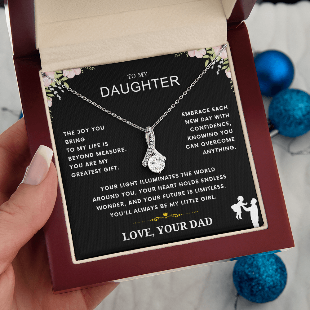To my Beautiful Daughter - Alluring Beauty Necklace