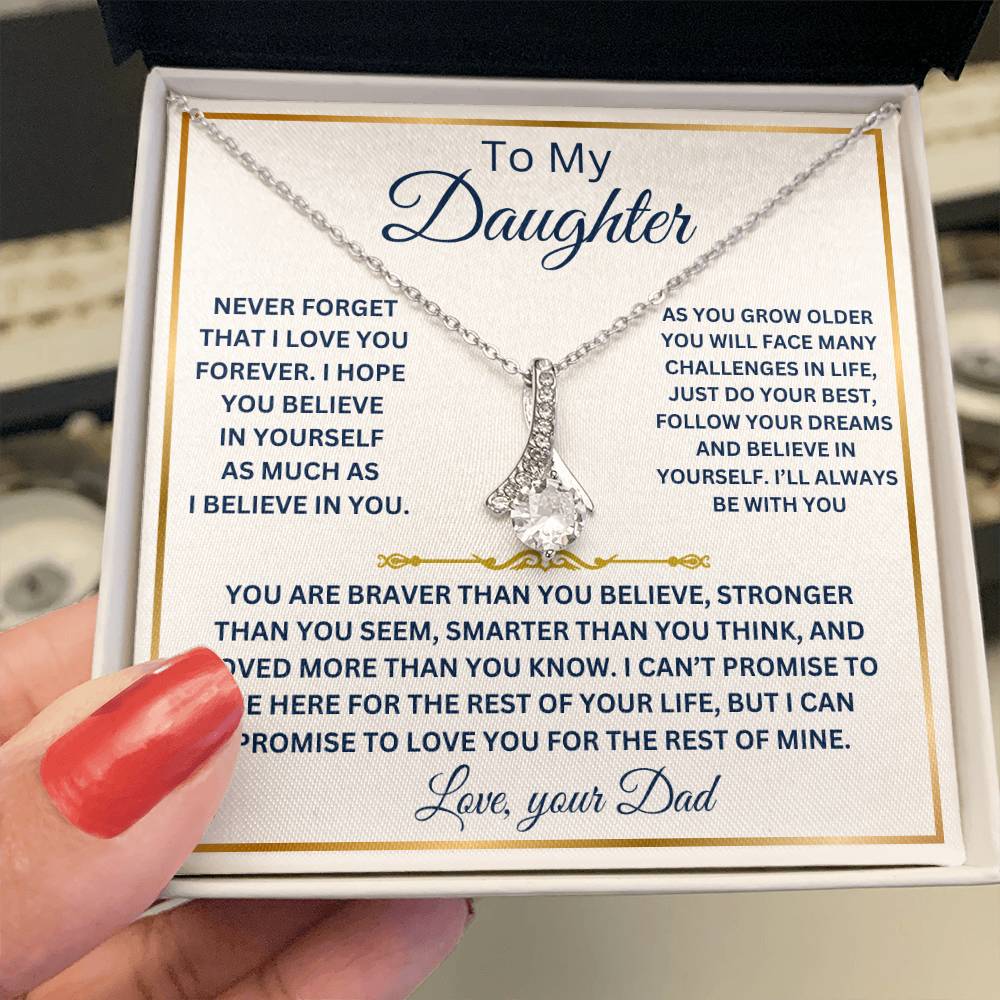 To my Daughter - Alluring Beauty Necklace