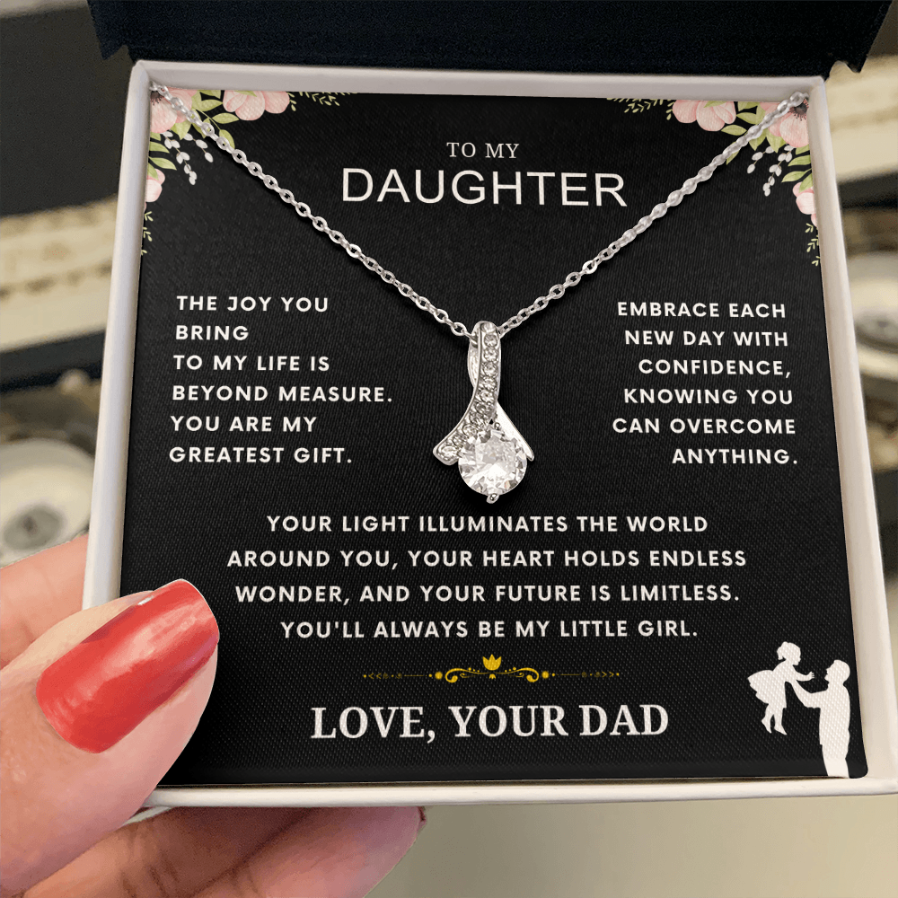 To my Beautiful Daughter - Alluring Beauty Necklace