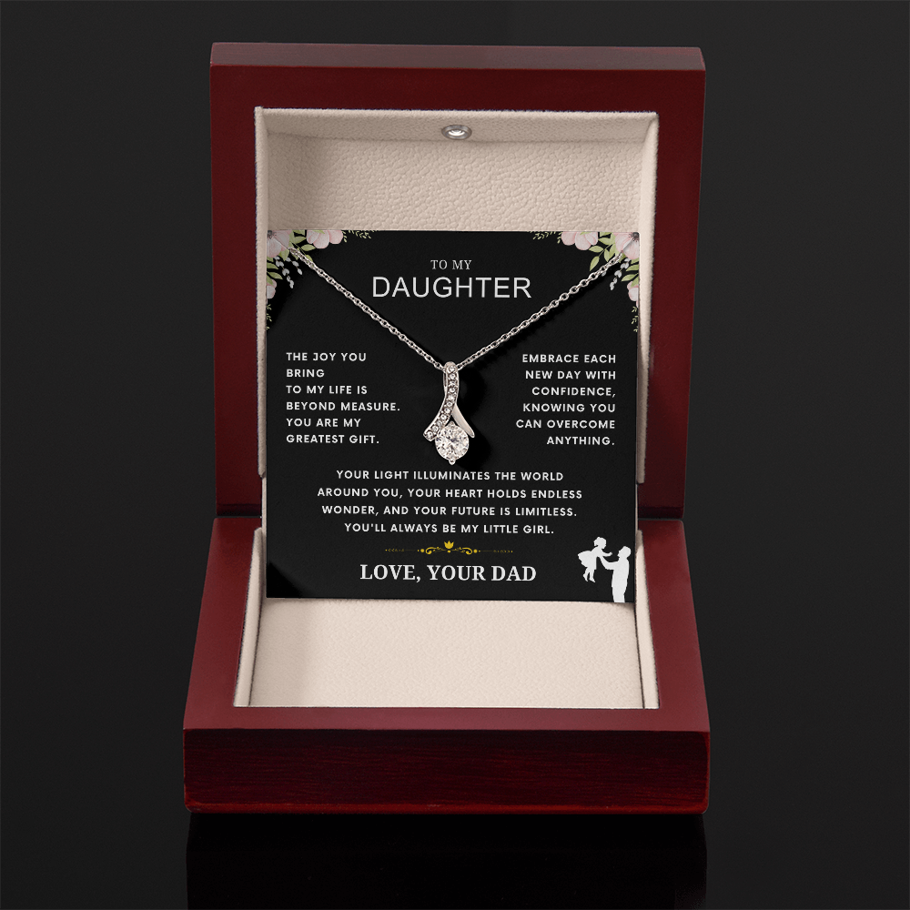 To my Beautiful Daughter - Alluring Beauty Necklace