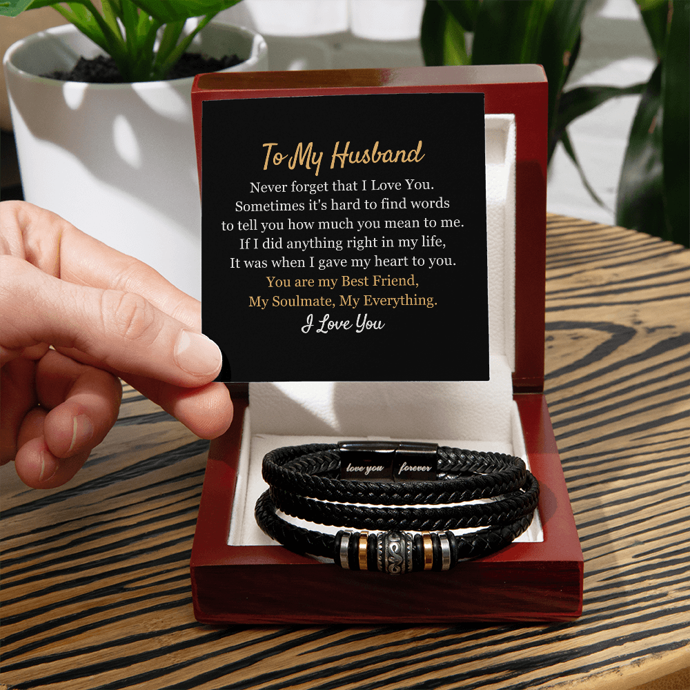 To My Husband - Promise Bracelet - I love you