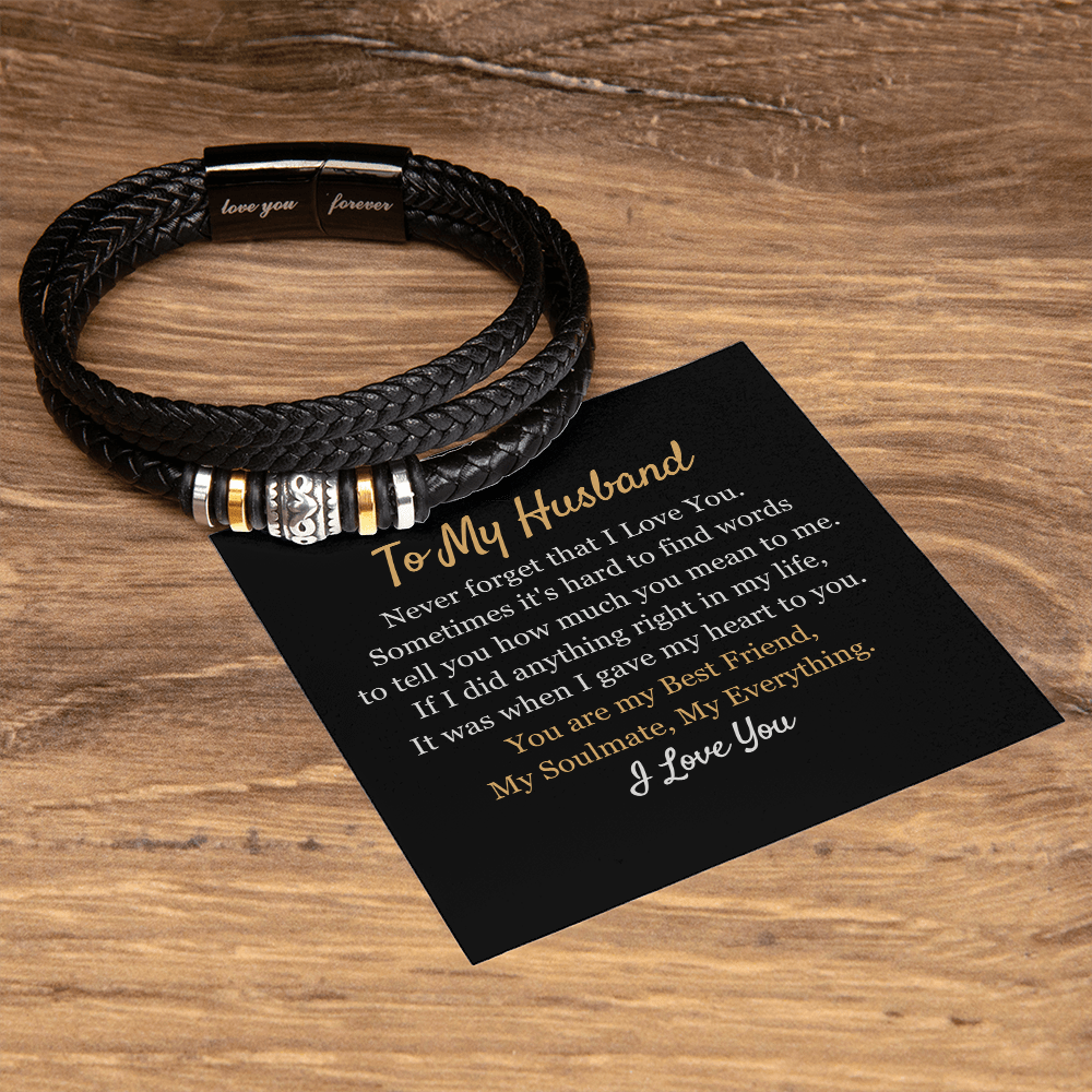 To My Husband - Promise Bracelet - I love you