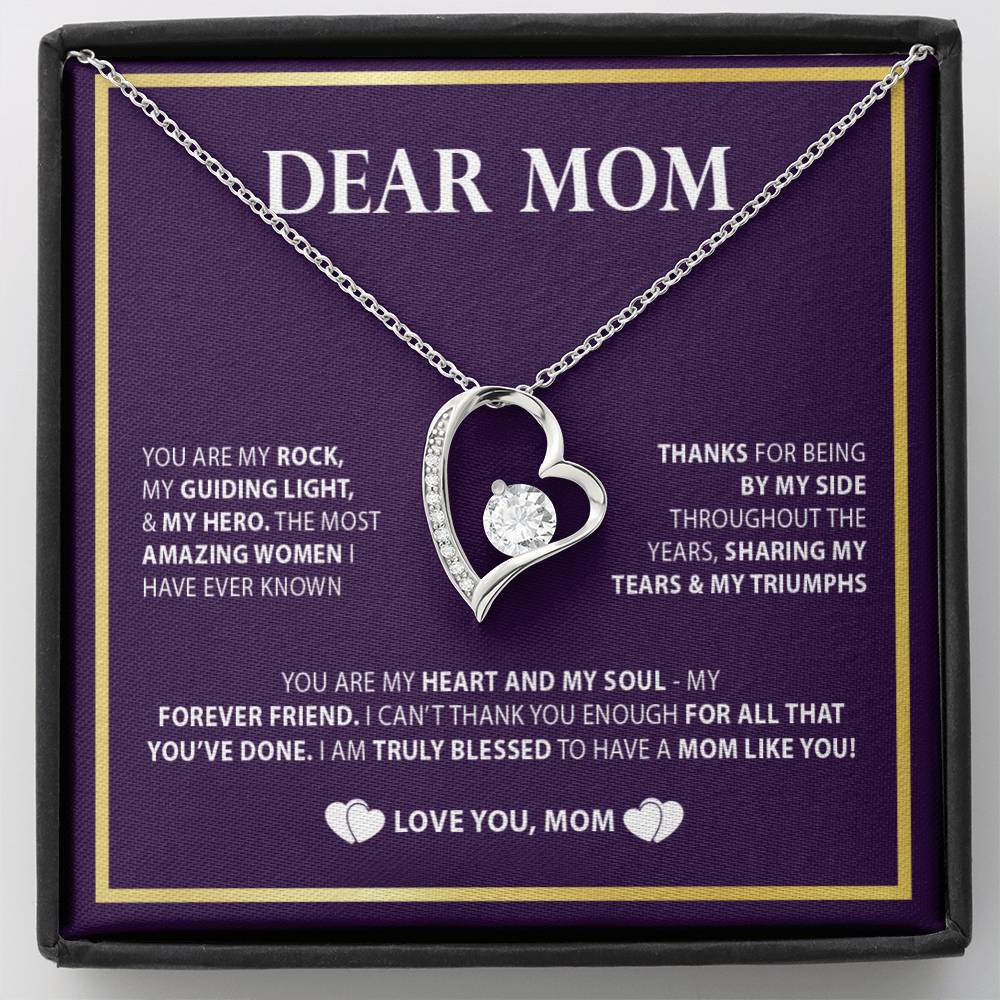 Forever Love Gratitude Necklace: A Tribute to Mom