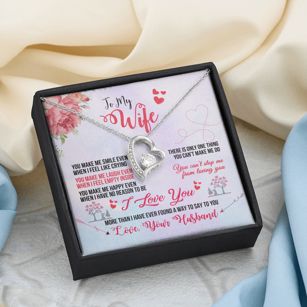 To My Wife - Forever Love Pendant Necklace Gift Set