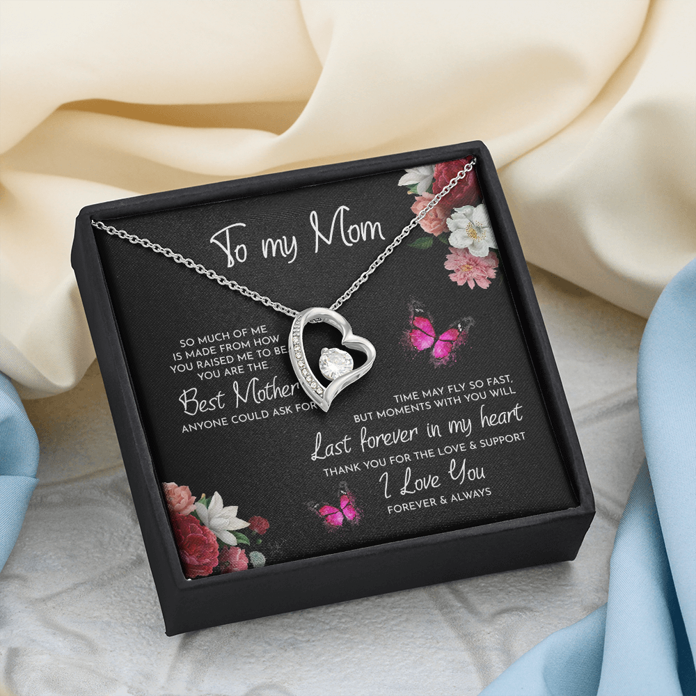 To My Mom - Forever Love Pendant Necklace Gift Set