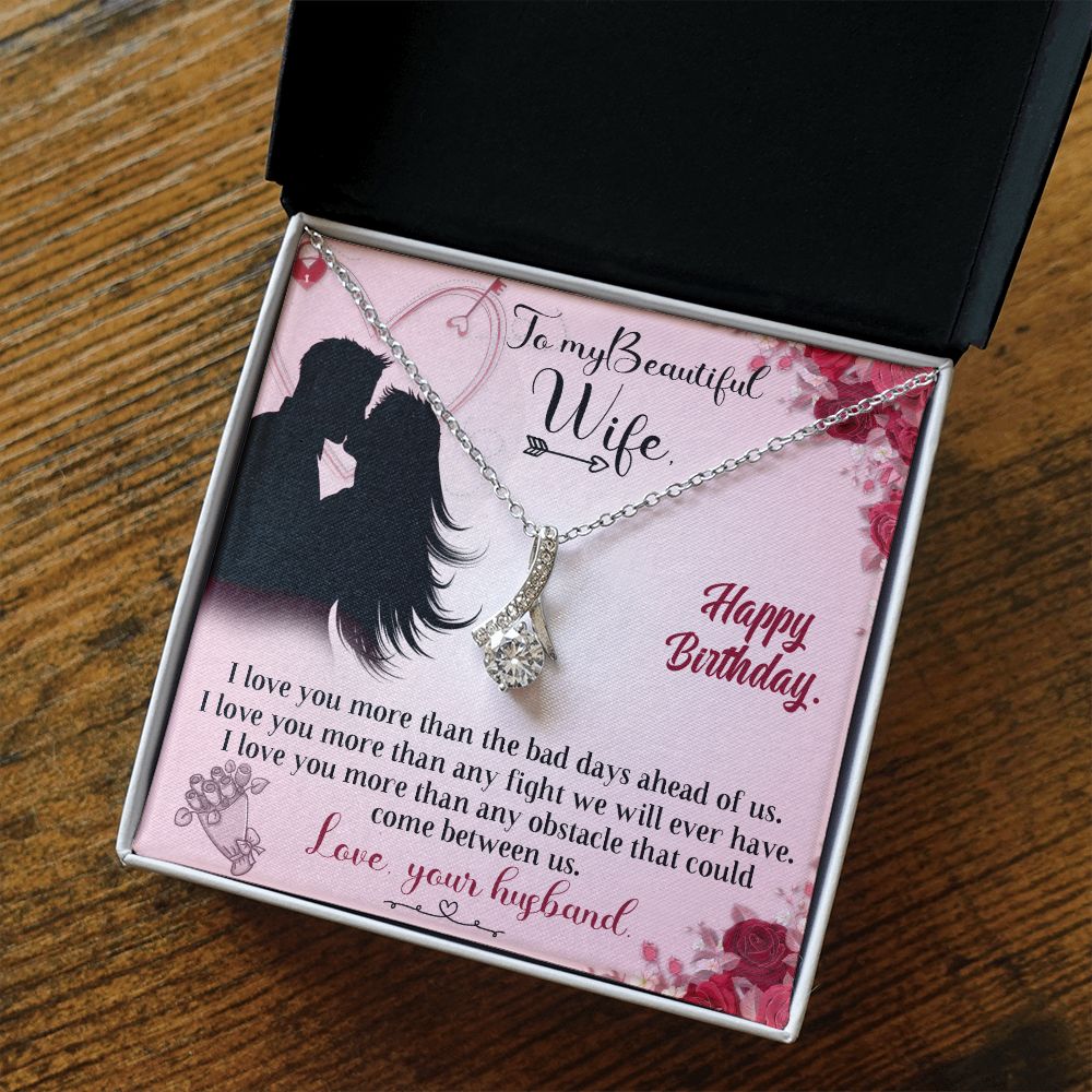 Beautiful Wife - Happy Birthday - Alluring Beauty Necklace