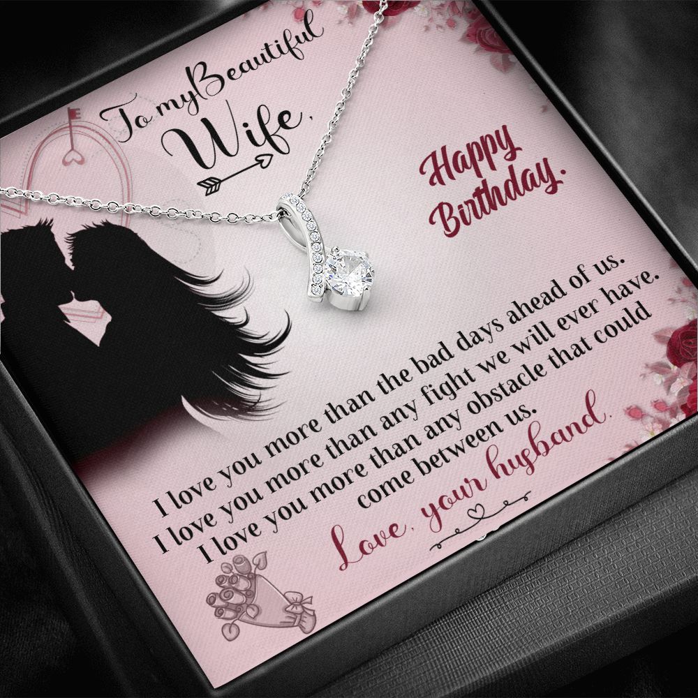 Beautiful Wife - Happy Birthday - Alluring Beauty Necklace