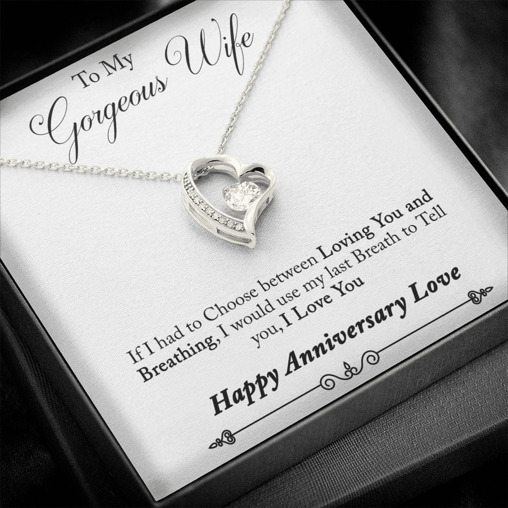 Unique Gift For Wife - Forever Love Necklace