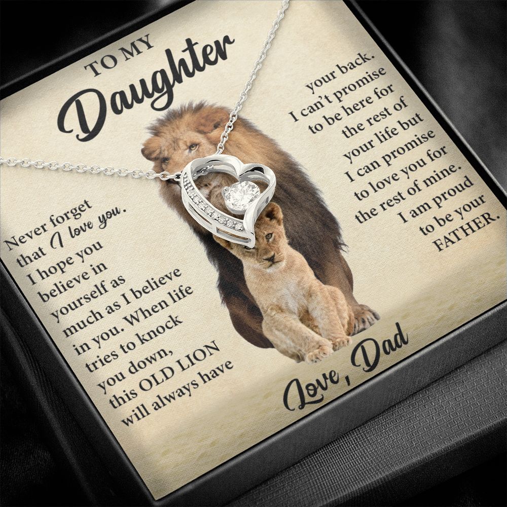 Unique Gift For Daughter - Forever Love Necklace