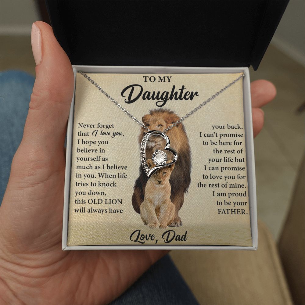 Unique Gift For Daughter - Forever Love Necklace