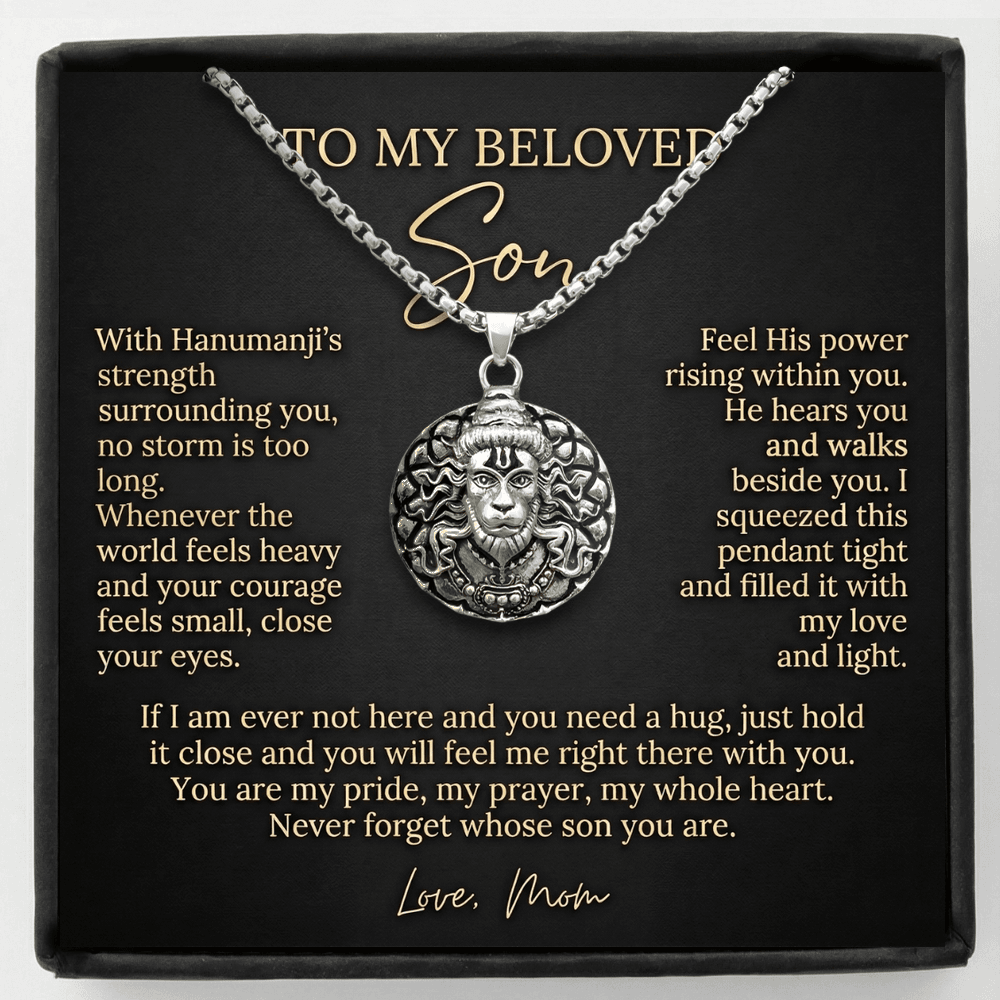 Hanumanji Necklace for Son - A Mother's Blessing