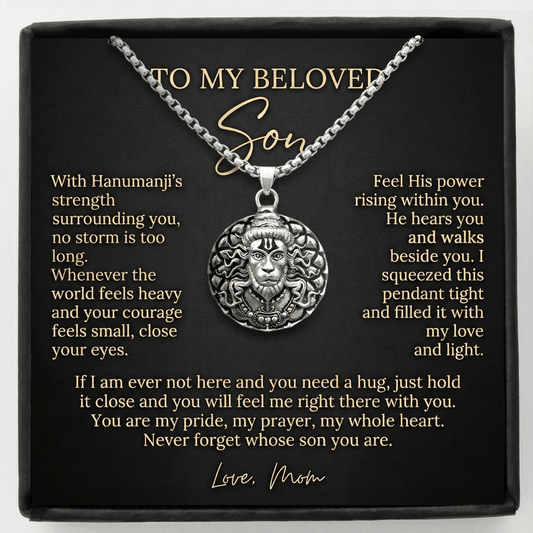 Hanumanji Necklace for Son - A Mother's Blessing