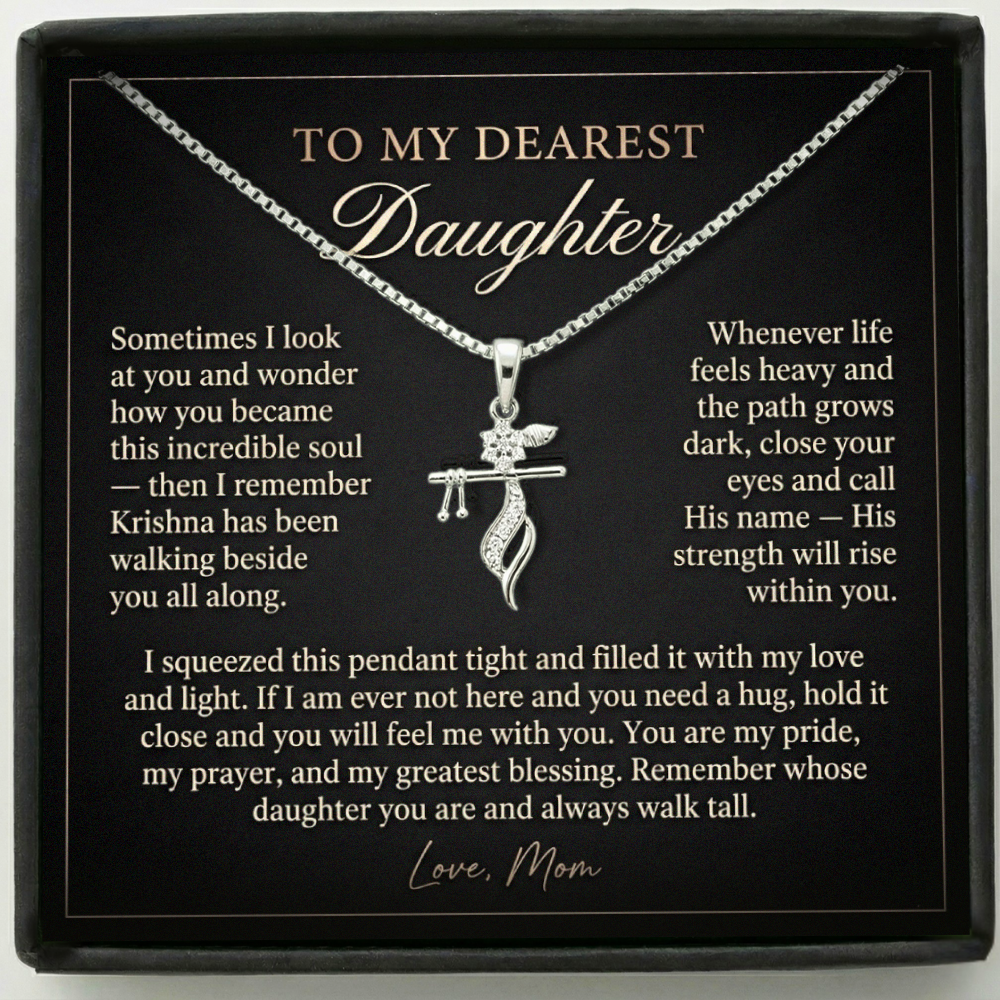 To My Dearest Daughter - Krishna's Love Necklace