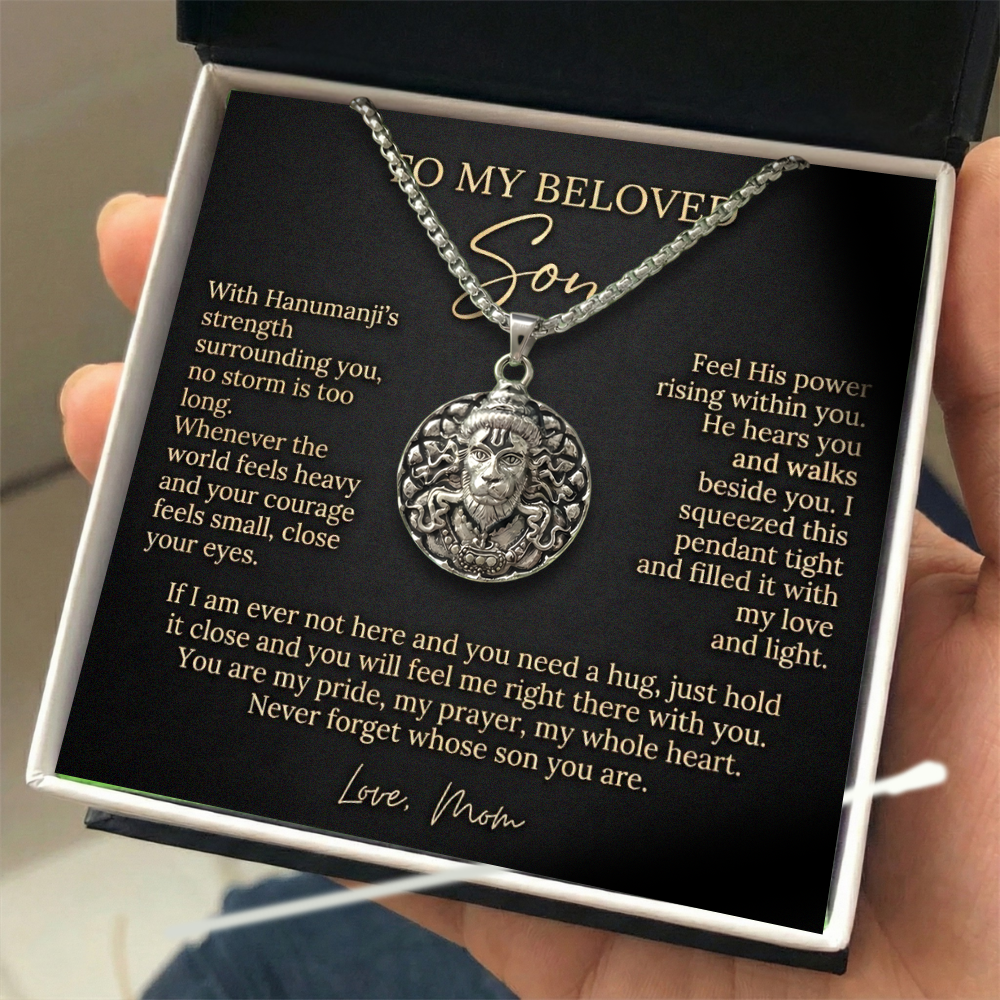 Hanumanji Necklace for Son - A Mother's Blessing