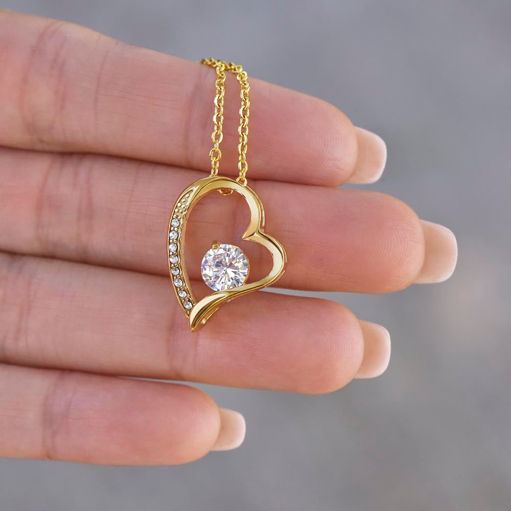 [Limited Edition] Luxury Gift for Daughter - Gold Forever Love Necklace