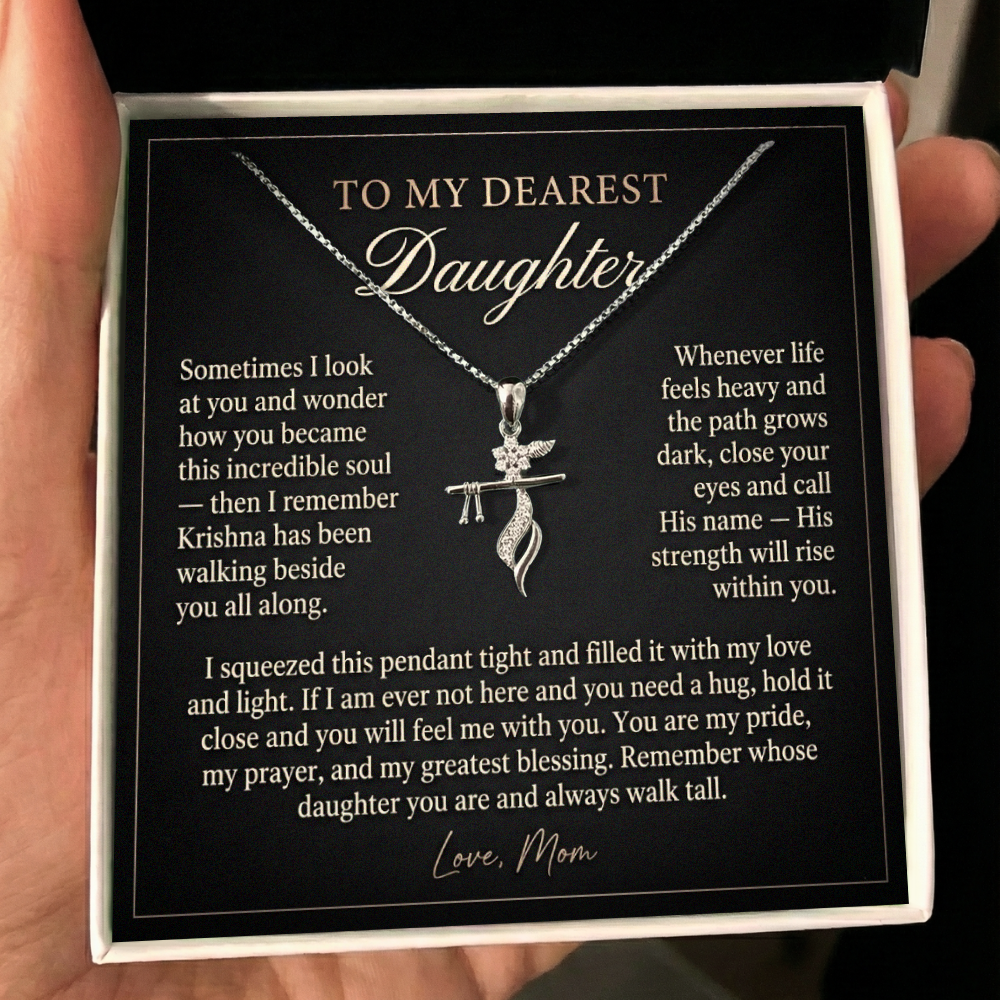 To My Dearest Daughter - Krishna's Love Necklace