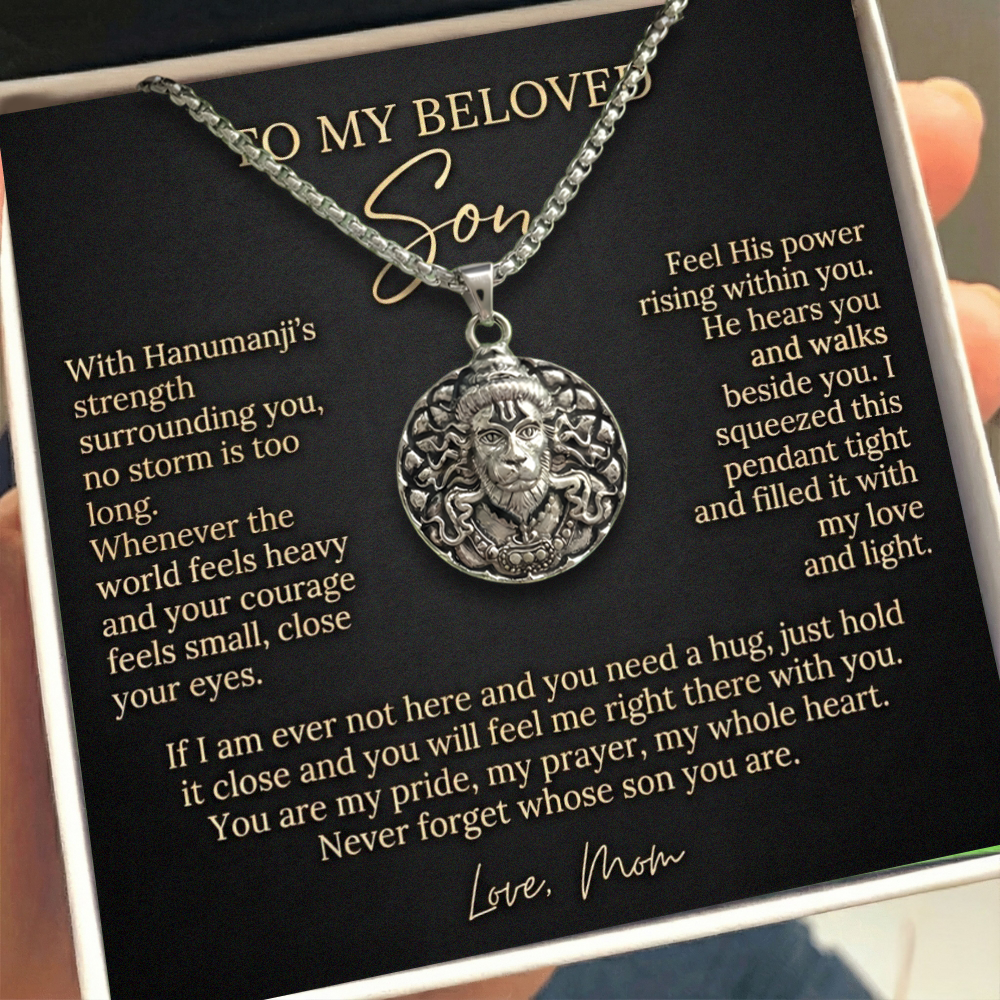 Hanumanji Necklace for Son - A Mother's Blessing