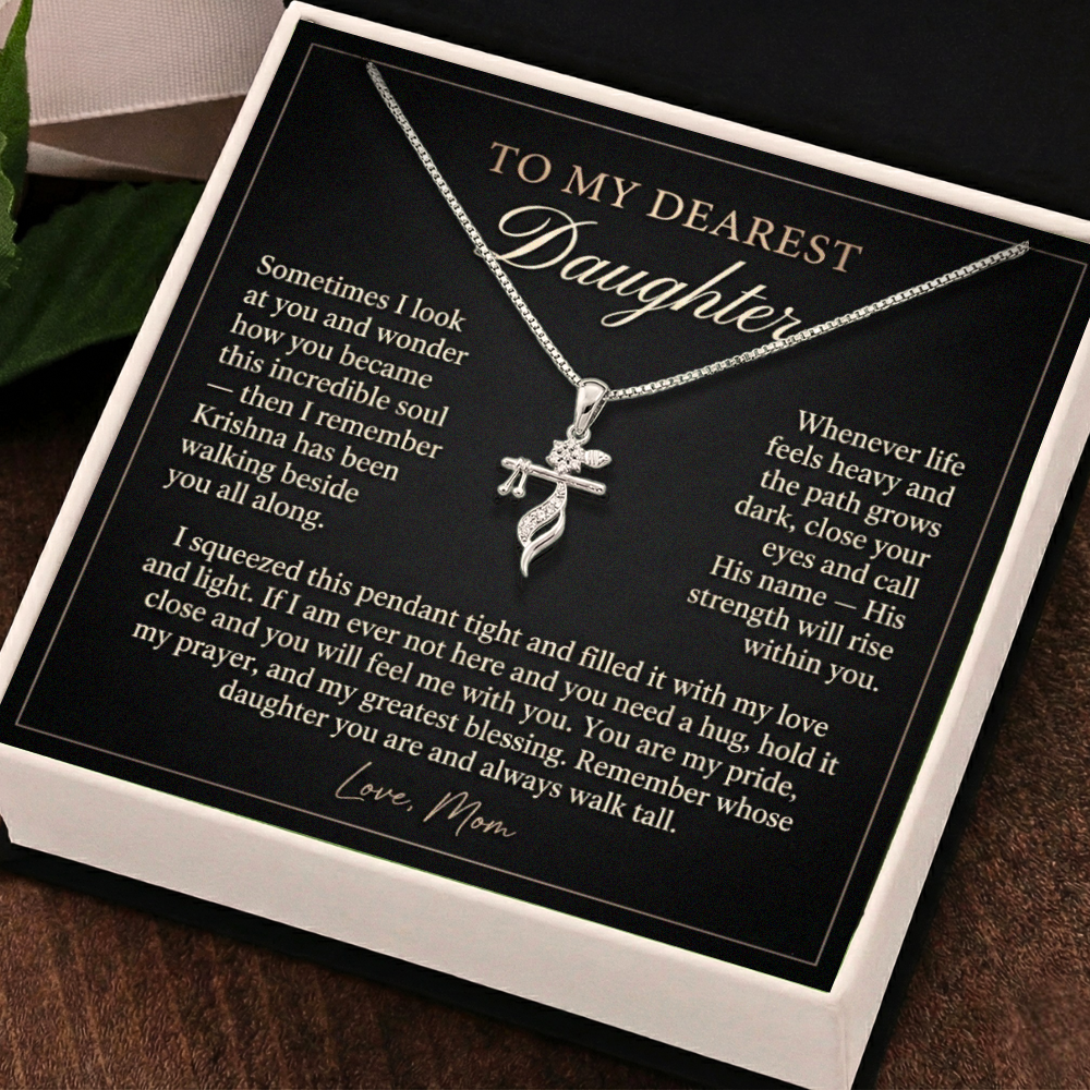 To My Dearest Daughter - Krishna's Love Necklace