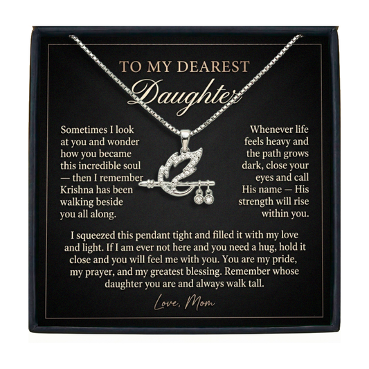 To My Dearest Daughter - Krishna's Love Necklace