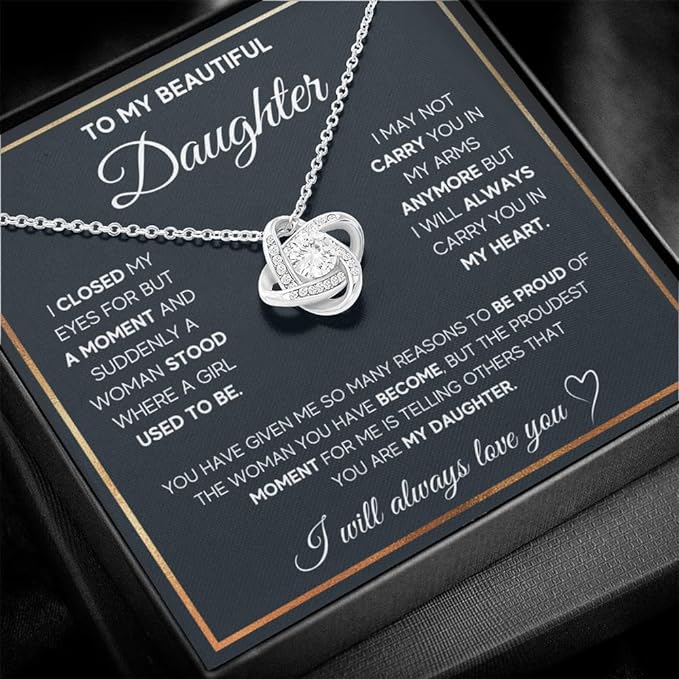 [Limited Edition] Luxury Gift for Daughter - Love Knot Necklace