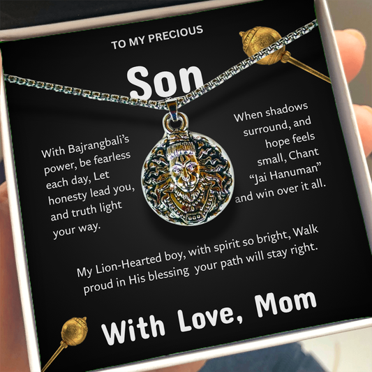 A mother’s love, a son’s courage, and Hanumanji’s eternal blessing — all in one divine gift.