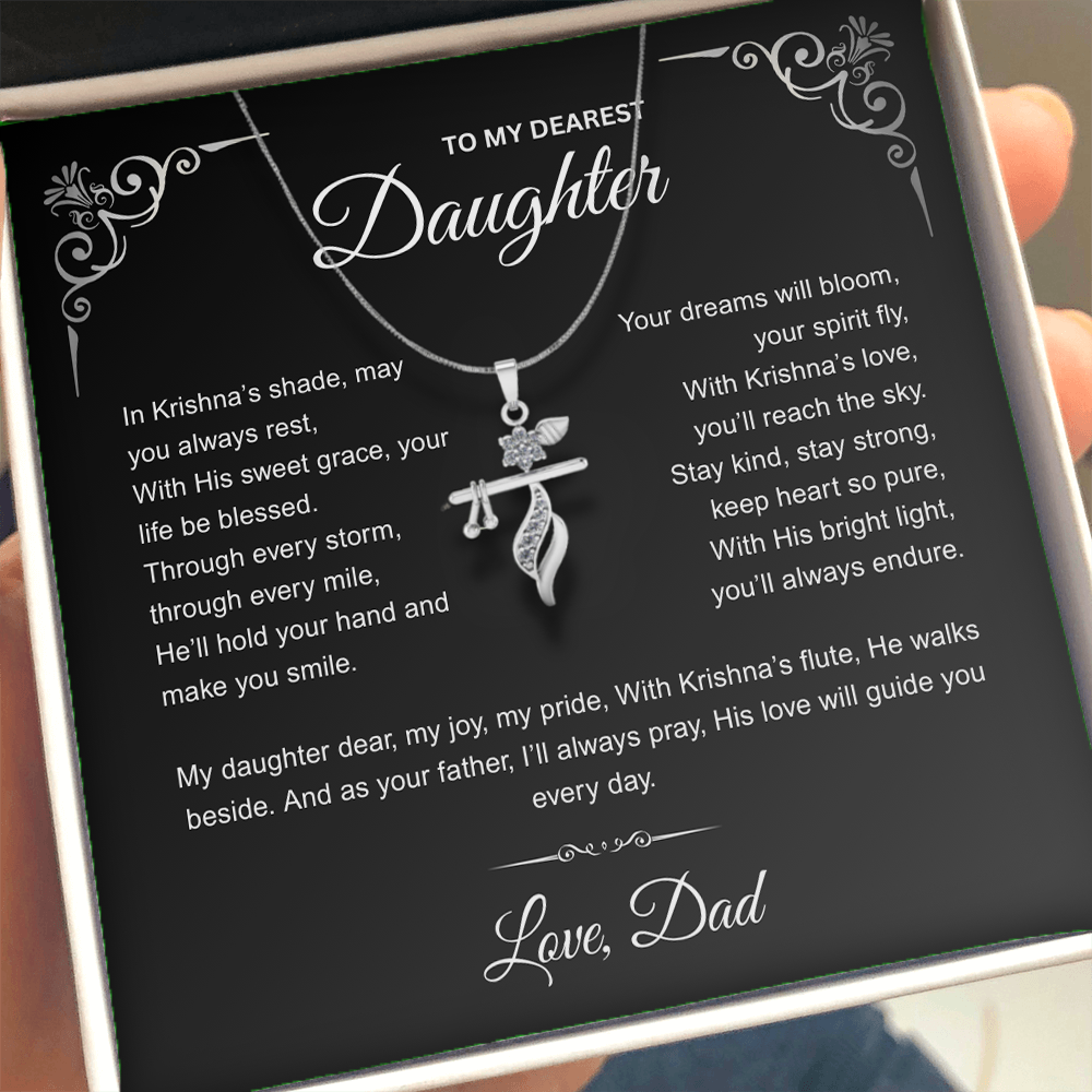 To My Daughter – Krishna Pendant with Blessings from Dad