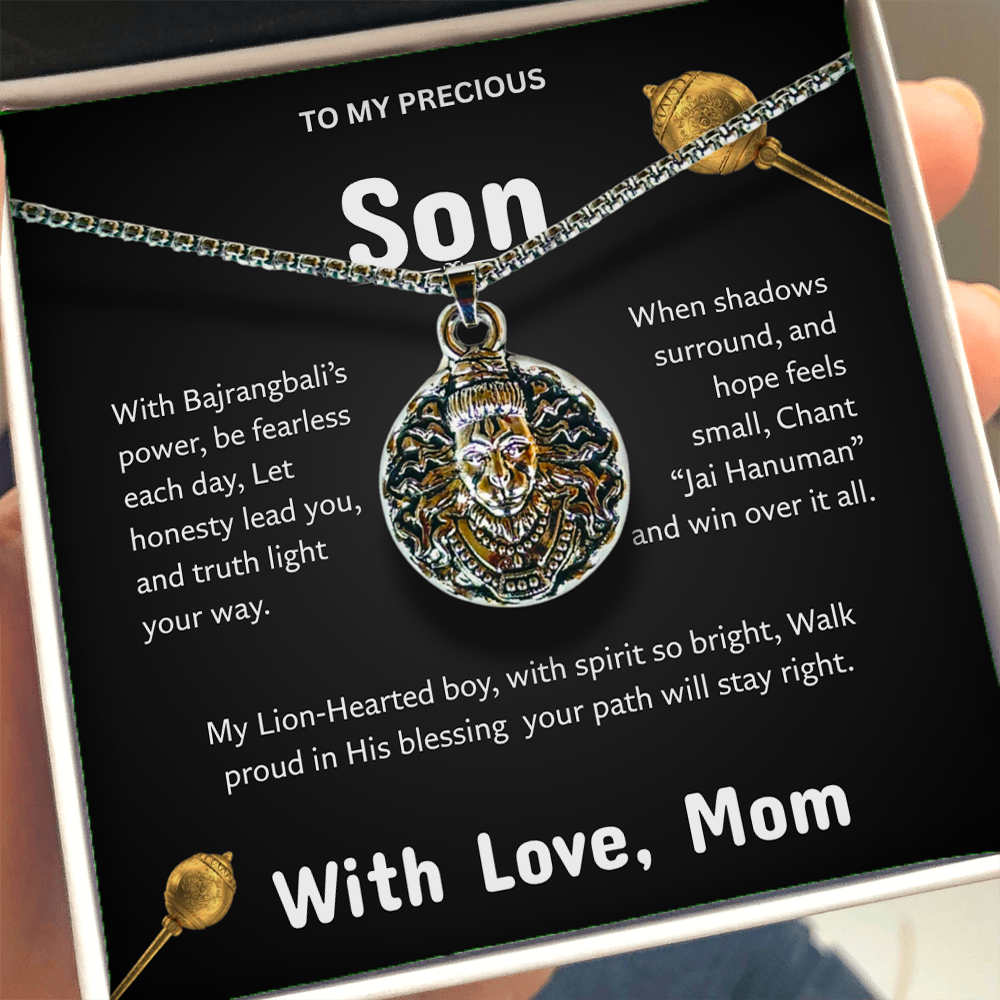 A mother’s love, a son’s courage, and Hanumanji’s eternal blessing — all in one divine gift.