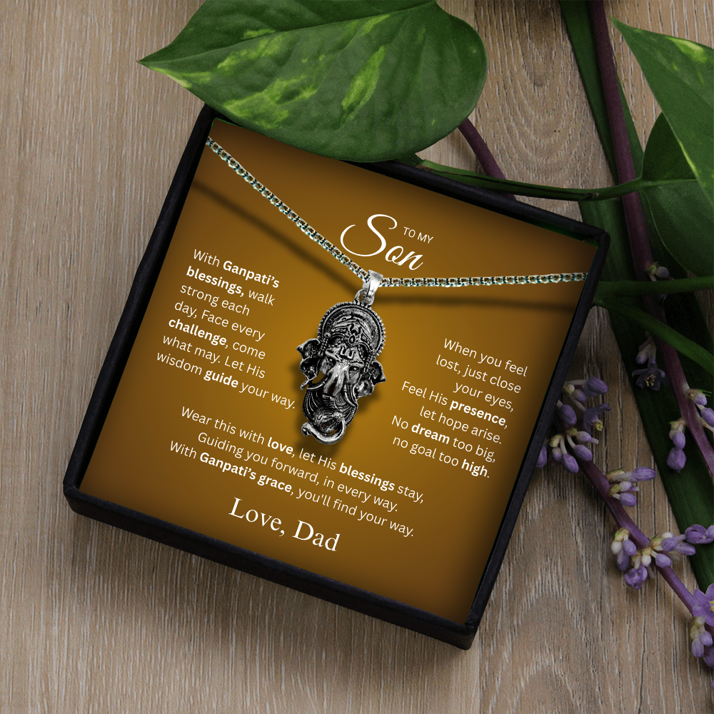 Ganpati Pendant for Son - Guidance and Protection - Gift from Dad