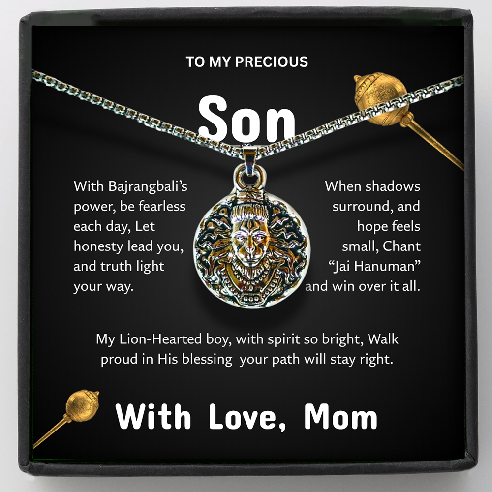 A mother’s love, a son’s courage, and Hanumanji’s eternal blessing — all in one divine gift.